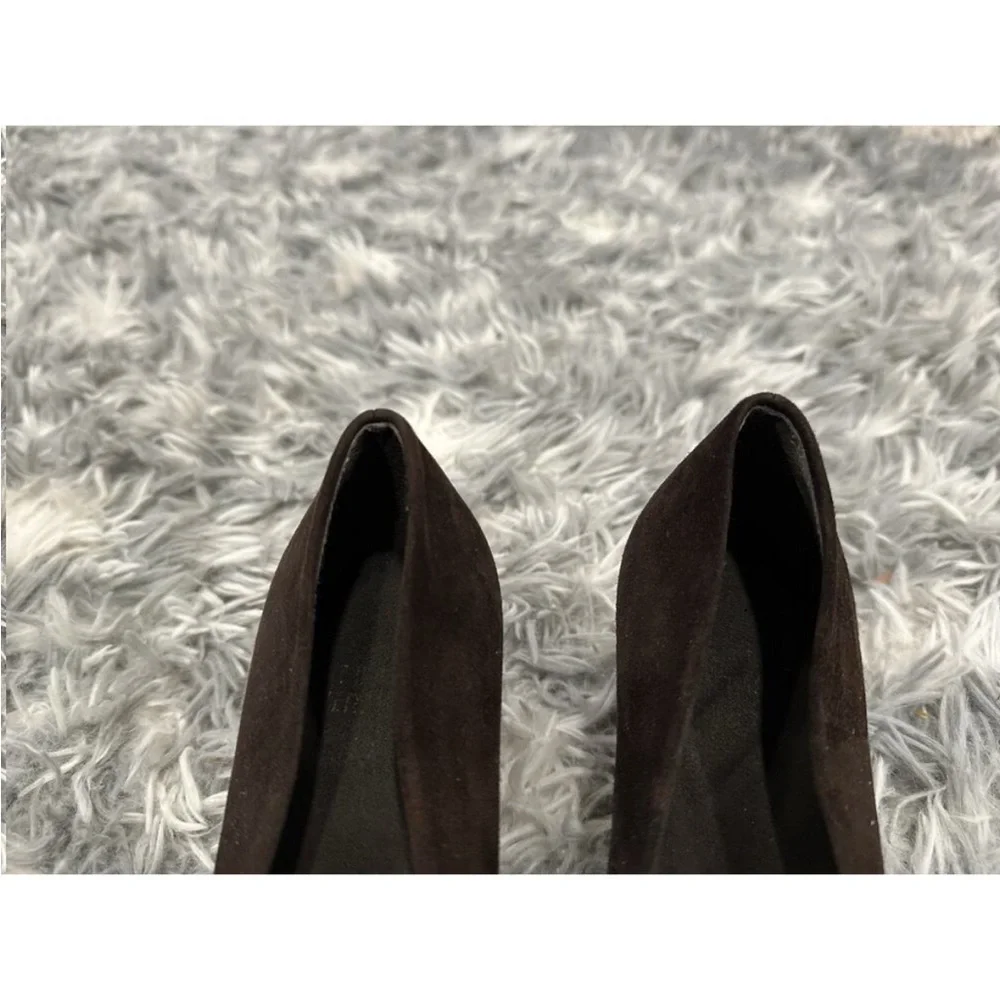 Stuart Weitzman Brown Suede Pumps Vintage VTG 6.5